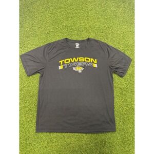 Pel Athletic Towson Tigers Mens Large Gray Performance Mesh T-Shirt NCAA NCAA